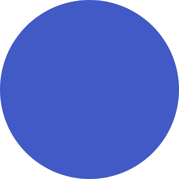 Cercle bleu uni